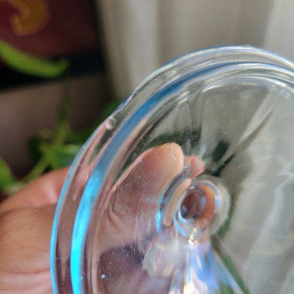 Rare Vintage Fosforia Blue Depression Glass Sugar Bowl with Lid "AS IS" - Picture 10 of 11